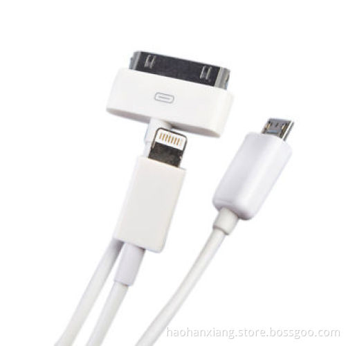 Round 3-in-1 USB Cables for Sale